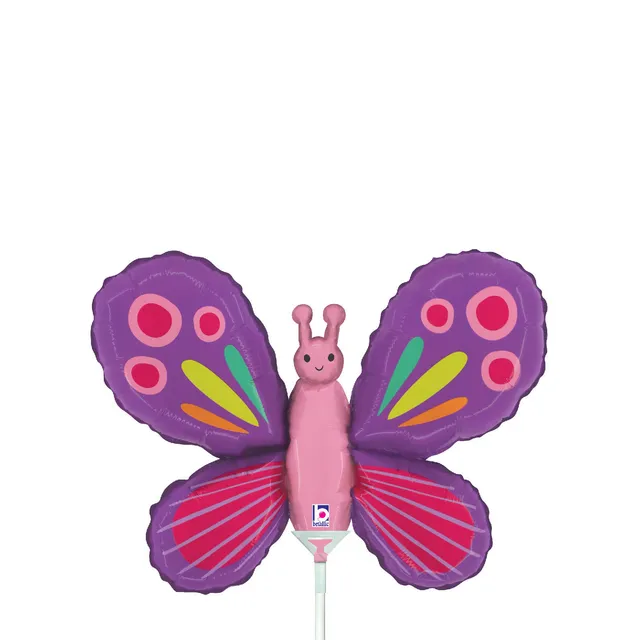 betallic-mini-bright-butterfly-folienballon-14-zoll image 1