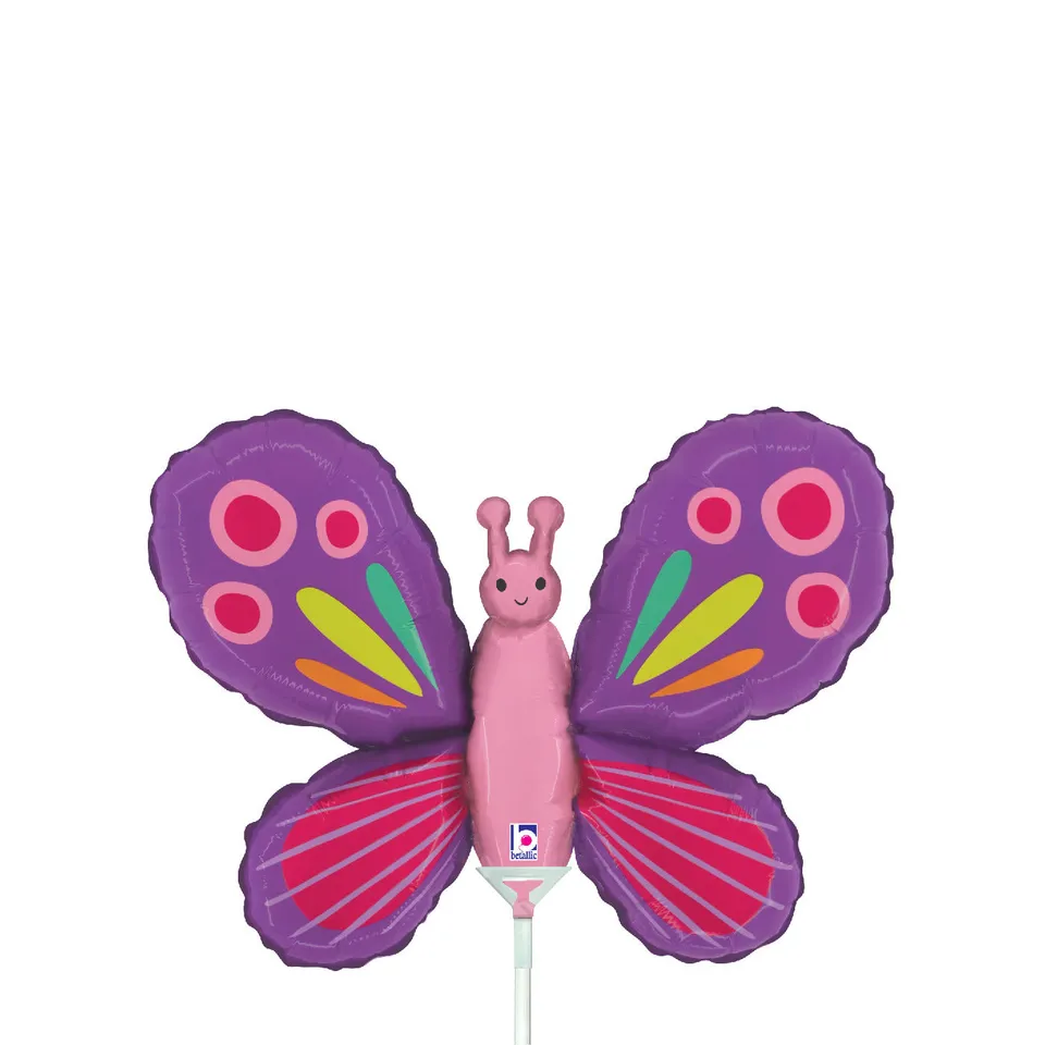 betallic-mini-bright-butterfly-folienballon-14-zoll image 1