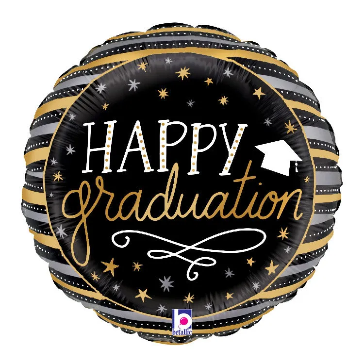 betallic-satin-metallic-graduation-stripes-folienballon-abschluss image 1