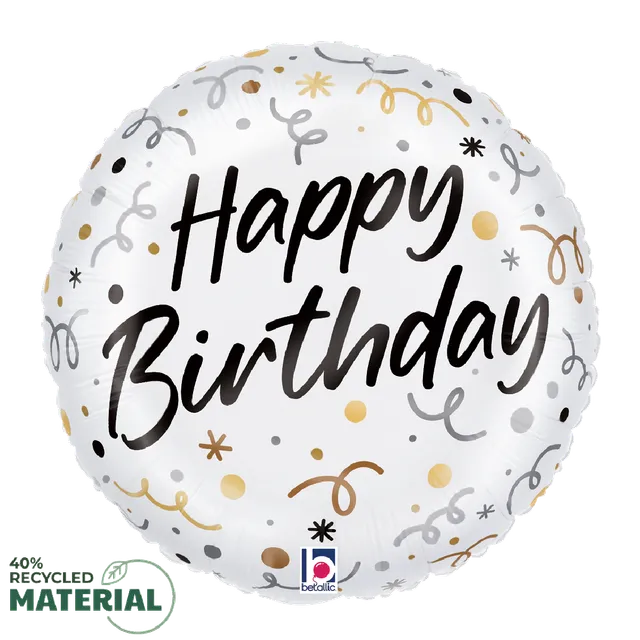 betallic-satin-birthday-streamers-folienballon-18-zoll-satin image 1