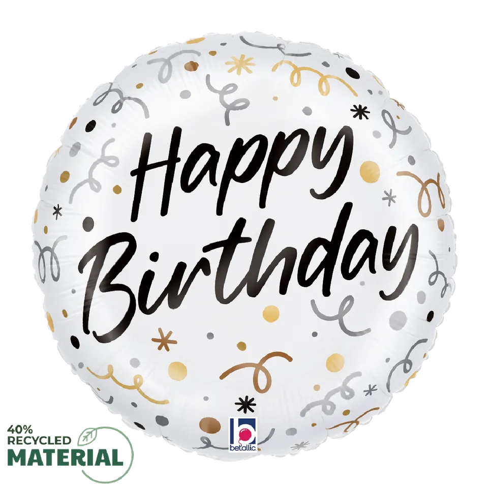 betallic-satin-birthday-streamers-folienballon-18-zoll-satin image 1