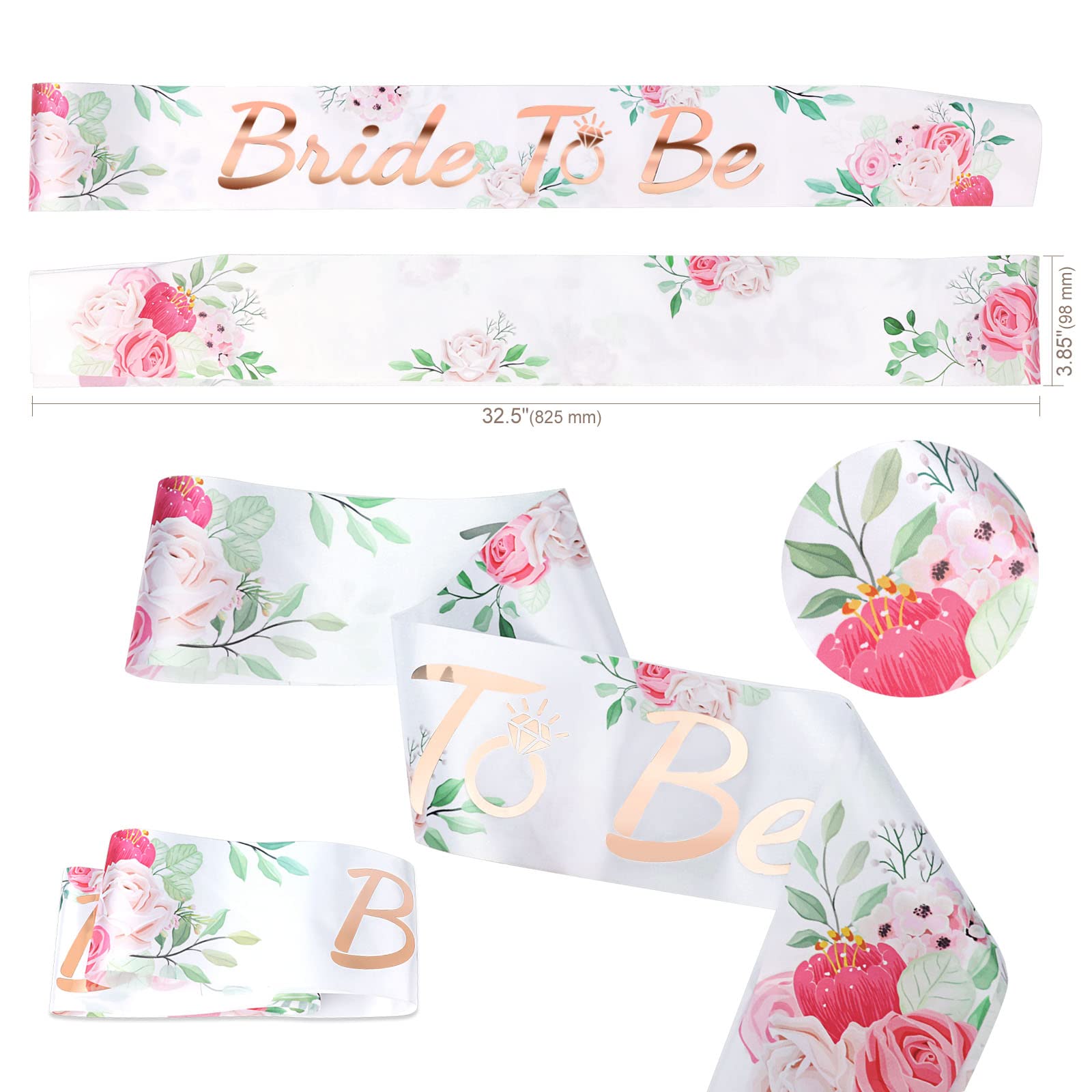 howaf-jga-set-bride-to-be-ros-gold-11-teilig-schleier image 4