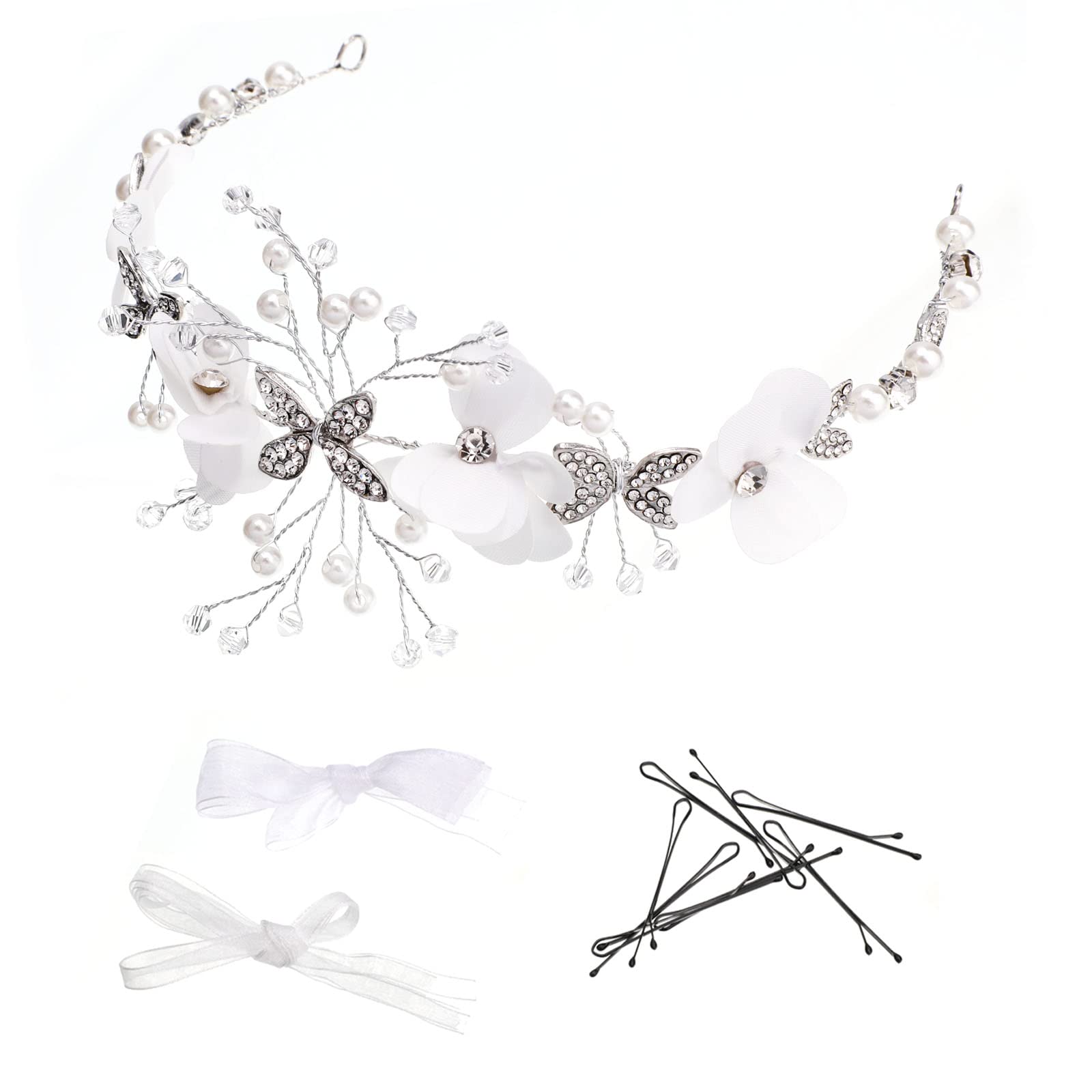 howaf-haarschmuck-kommunion-wei-blume-modell-a image 2