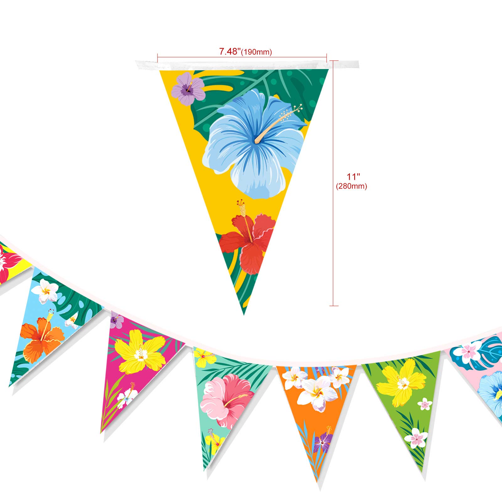 howaf-hawaii-banner-hibiskus-wimpelkette-3m-party-deko image 2