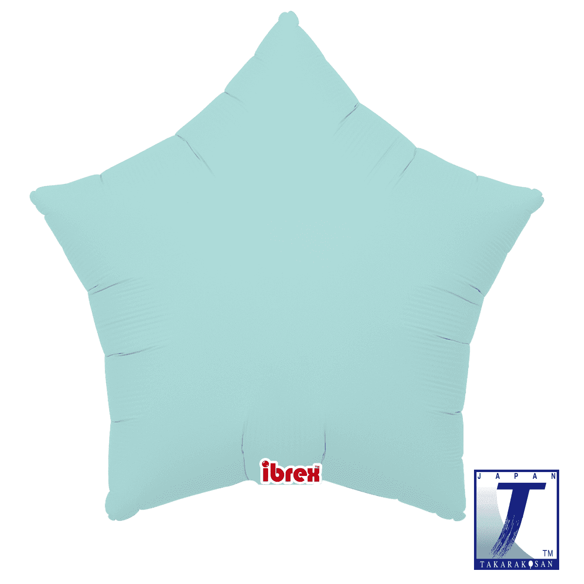 takara-ibrex-star-15-folienballon-pastel-blue-stern-38-cm image 1