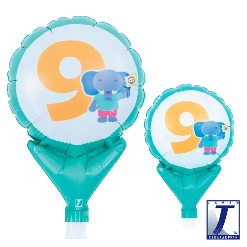 takara-upright-round-5-folienballon-animal-friends-no-9 image 1
