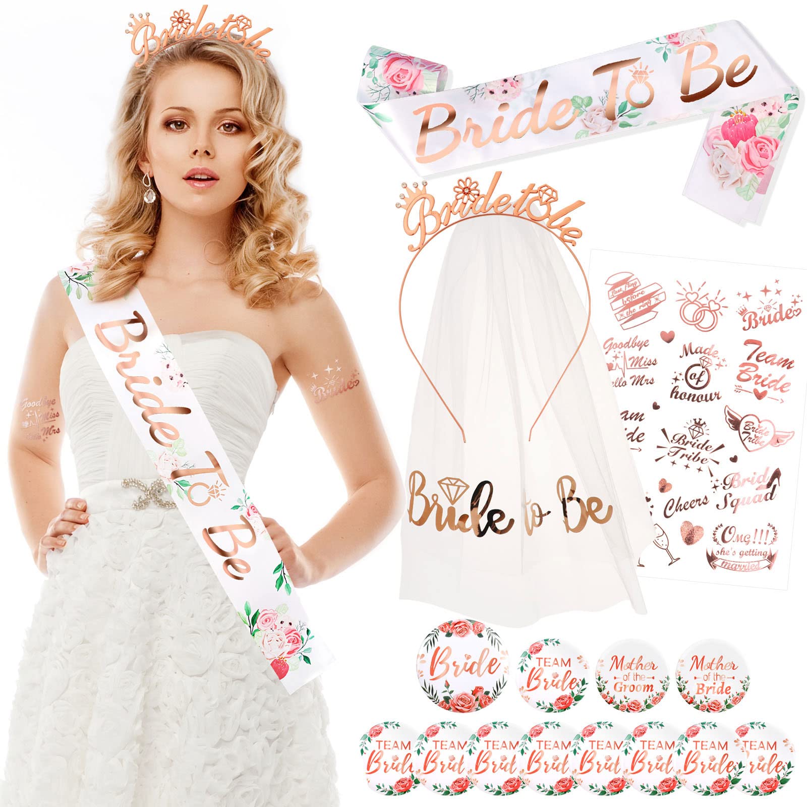howaf-jga-set-ros-gold-sch-rpe-schleier-tiara-buttons image 1