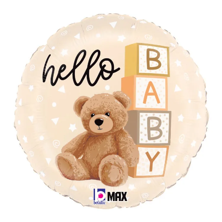 betallic-hello-baby-teddy-bear-folienballon-18-baby-teddyb-r image 1