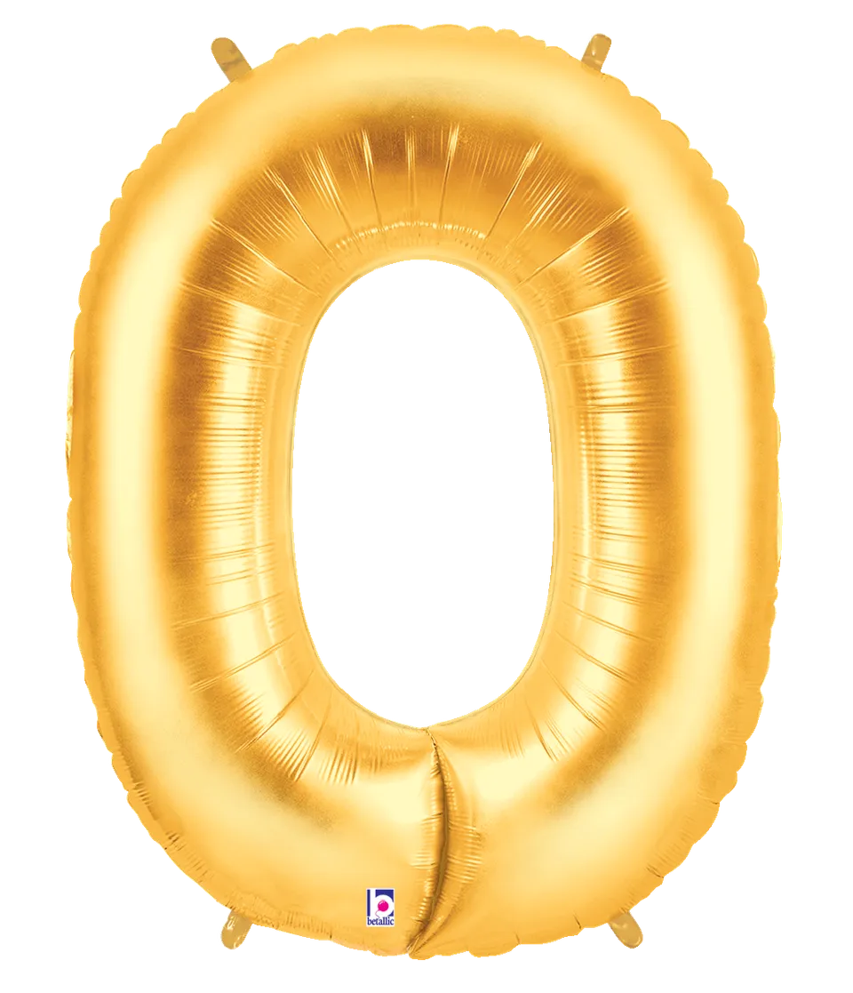 betallic-number-0-gold-folienballon-34-zoll-verpackt-flach image 1