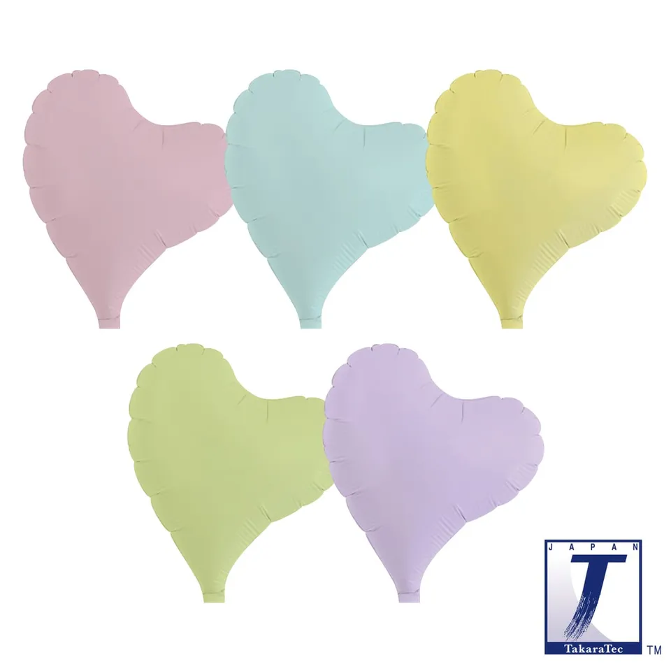 takara-ibrex-sweet-heart-mini-7-zoll-folienballon-pastell image 1
