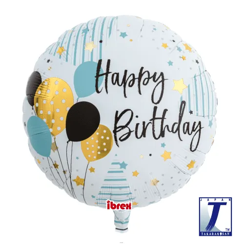takara-ibrex-round-14-zoll-folienballon-happy-birthday image 1