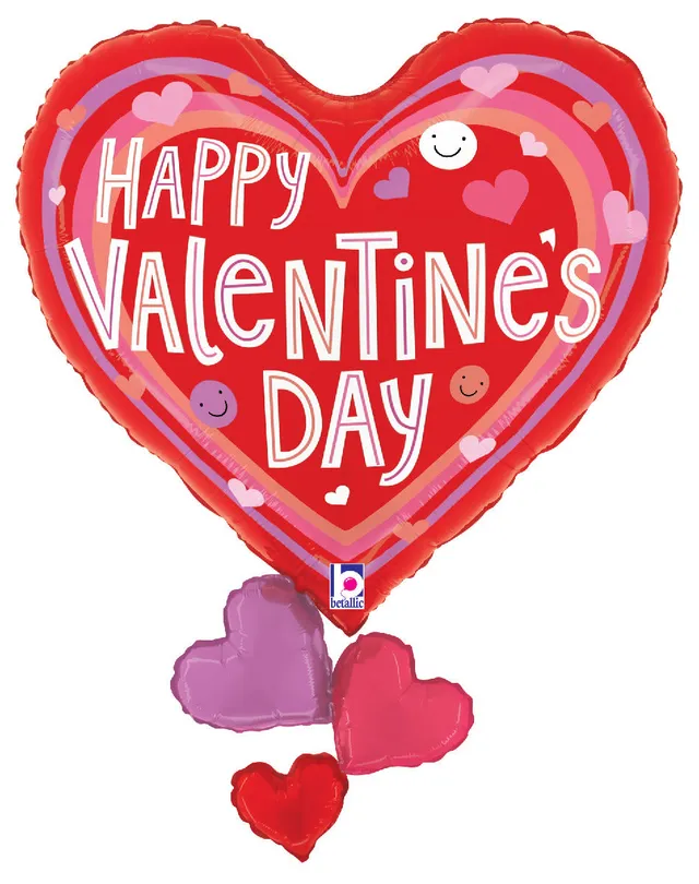 betallic-foil-balloons-smiley-valentine-hearts-folienballon-28-zoll image 1