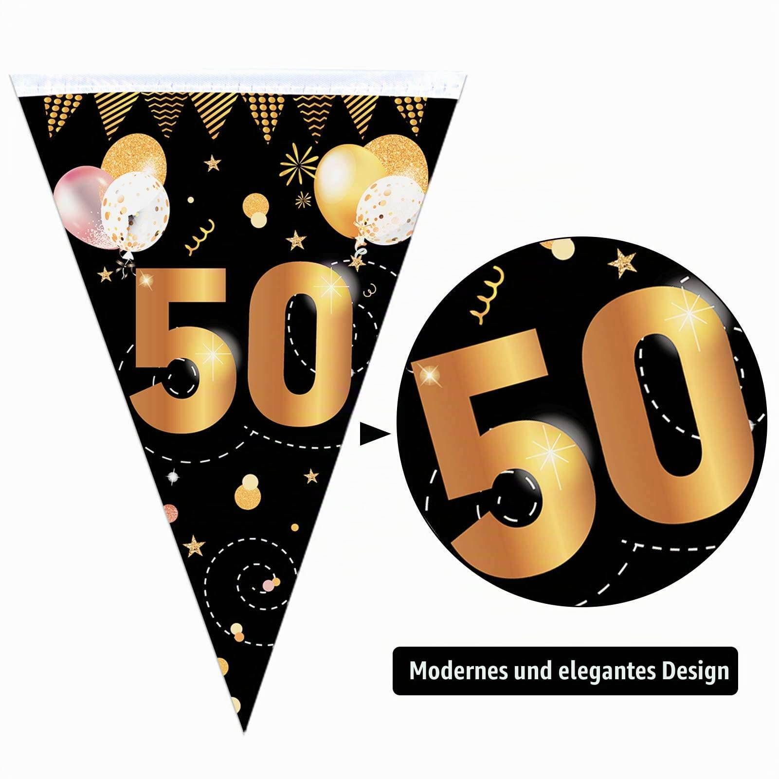 howaf-50-geburtstag-girlande-wimpelkette-schwarz-gold-5-7-m image 3