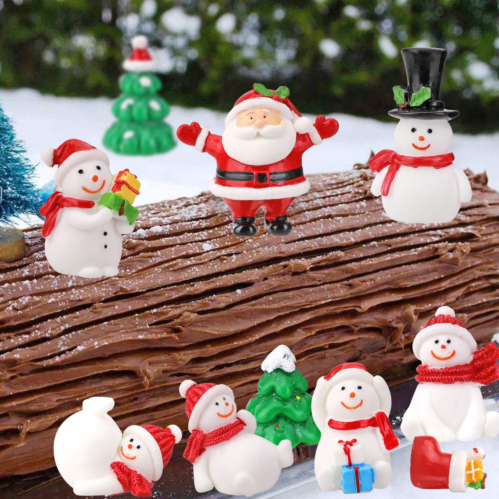 howaf-weihnachtsfiguren-mini-deko-set-harz-14-teilig-schneemann image 7