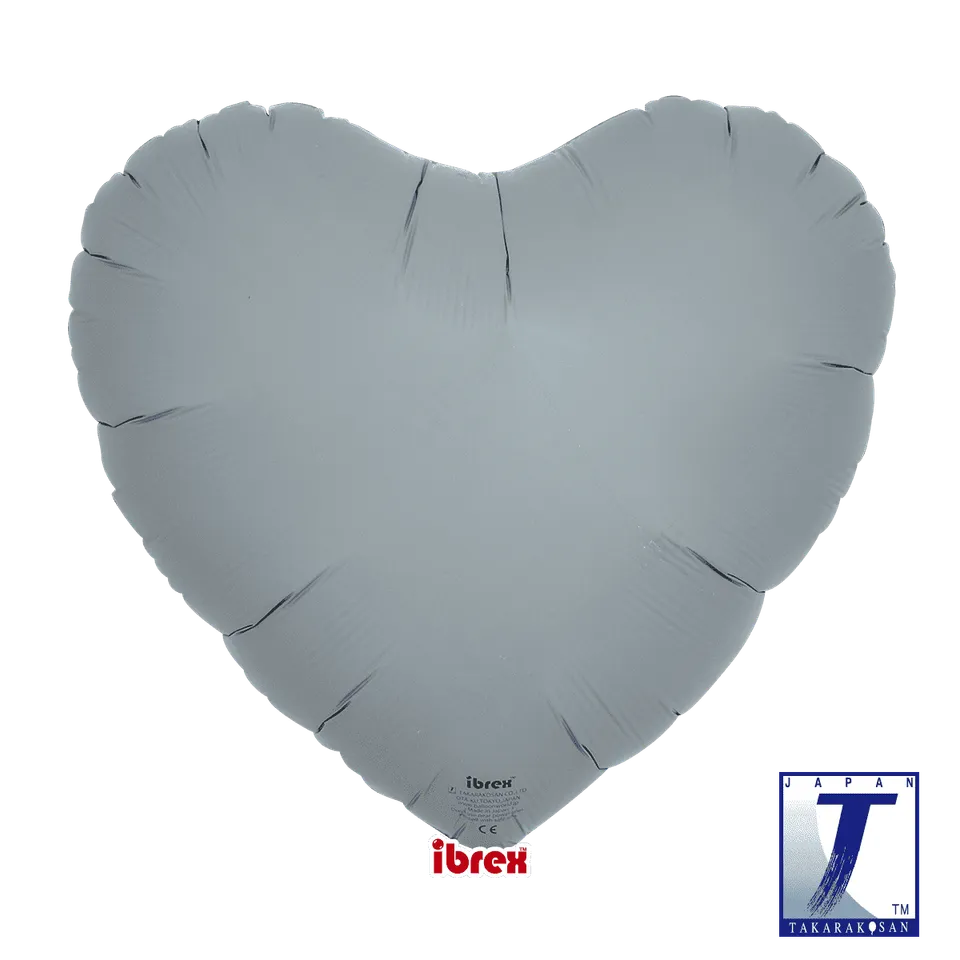 takara-ibrex-heart-14-folienballon-herz-blau-grau image 1