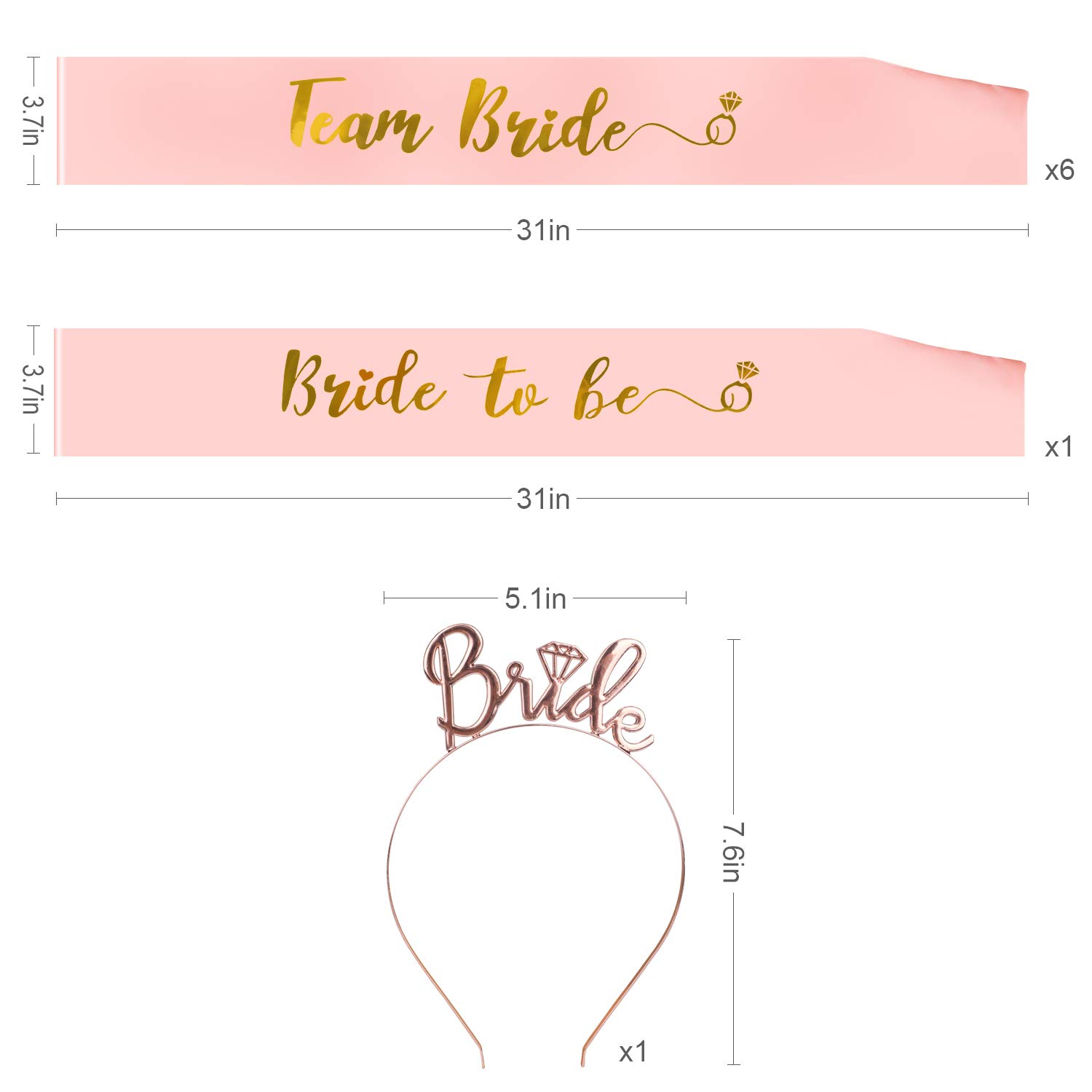 howaf-bride-to-be-jga-sch-rpe-set-ros-gold-8-teilig-krone image 2