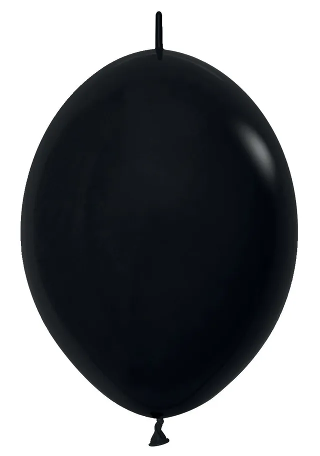 betallic-link-o-loon-deluxe-black-luftballons-30cm-50-st-ck image 1