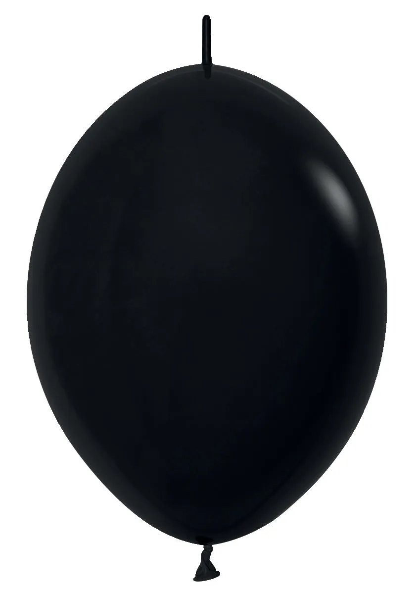 betallic-link-o-loon-deluxe-black-luftballons-30cm-50-st-ck image 1