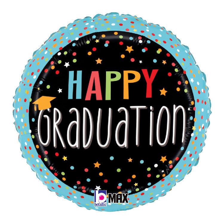 betallic-graduation-confetti-folienballon-18-zoll-rund image 1