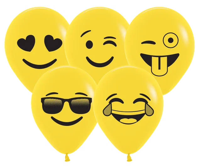 betallic-emoji-latexballon-gelb-5-100-st-ck-sortiert image 1