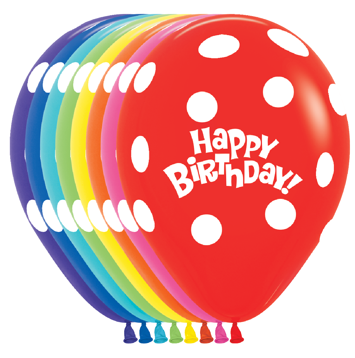 betallic-happy-birthday-white-polka-latexballon-11-50er image 1