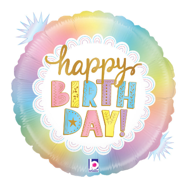 betallic-folienballon-opal-birthday-45-cm-holografisch image 1