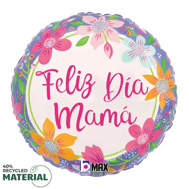 betallic-foil-balloons-feliz-dia-mama-folienballon-18-zoll-muttertag image 1