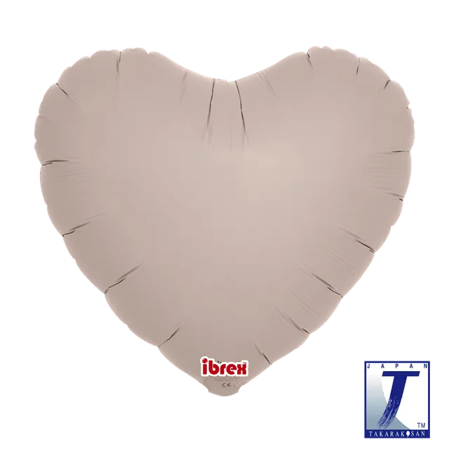 takara-ibrex-heart-14-zoll-ballon-warm-gray-herz image 1