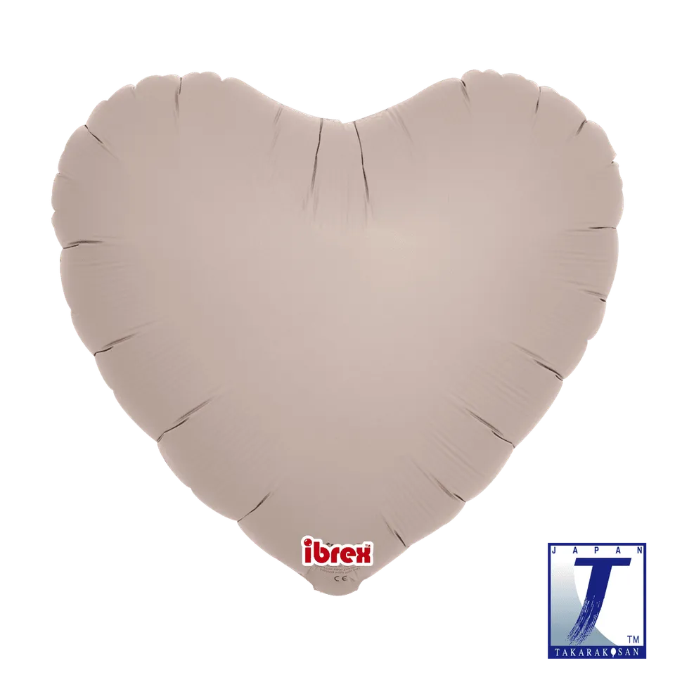 takara-ibrex-heart-14-zoll-ballon-warm-gray-herz image 1