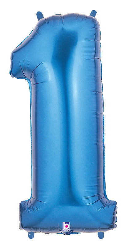 betallic-number-1-blue-zahlenballon-34-holografisch image 1