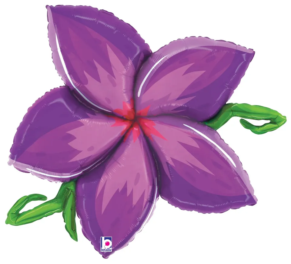 betallic-linky-plumeria-purple-folienballon-39-zoll image 1