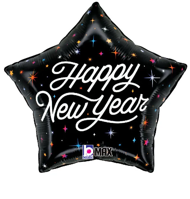 betallic-foil-balloons-new-year-star-folienballon-18-zoll-silvester image 1