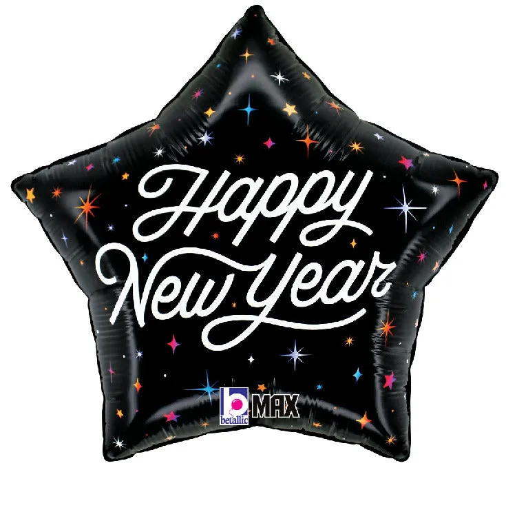 betallic-foil-balloons-new-year-star-folienballon-18-zoll-silvester image 1