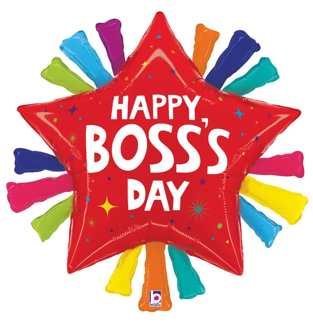 betallic-boss-s-day-bursting-star-folienballon-30-flach image 1