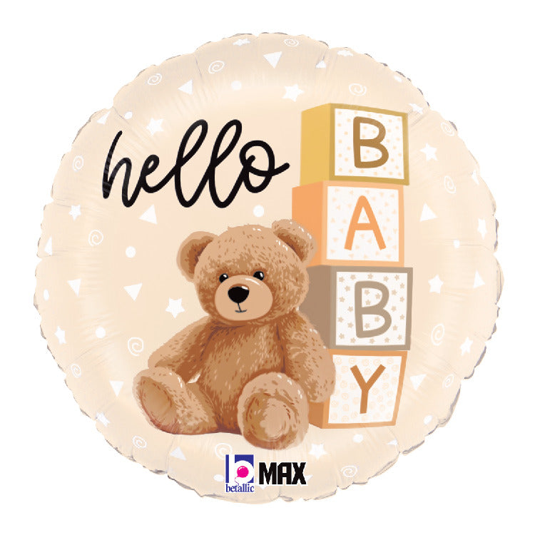 betallic-hello-baby-teddy-bear-folienballon-18-baby-teddyb-r image 1