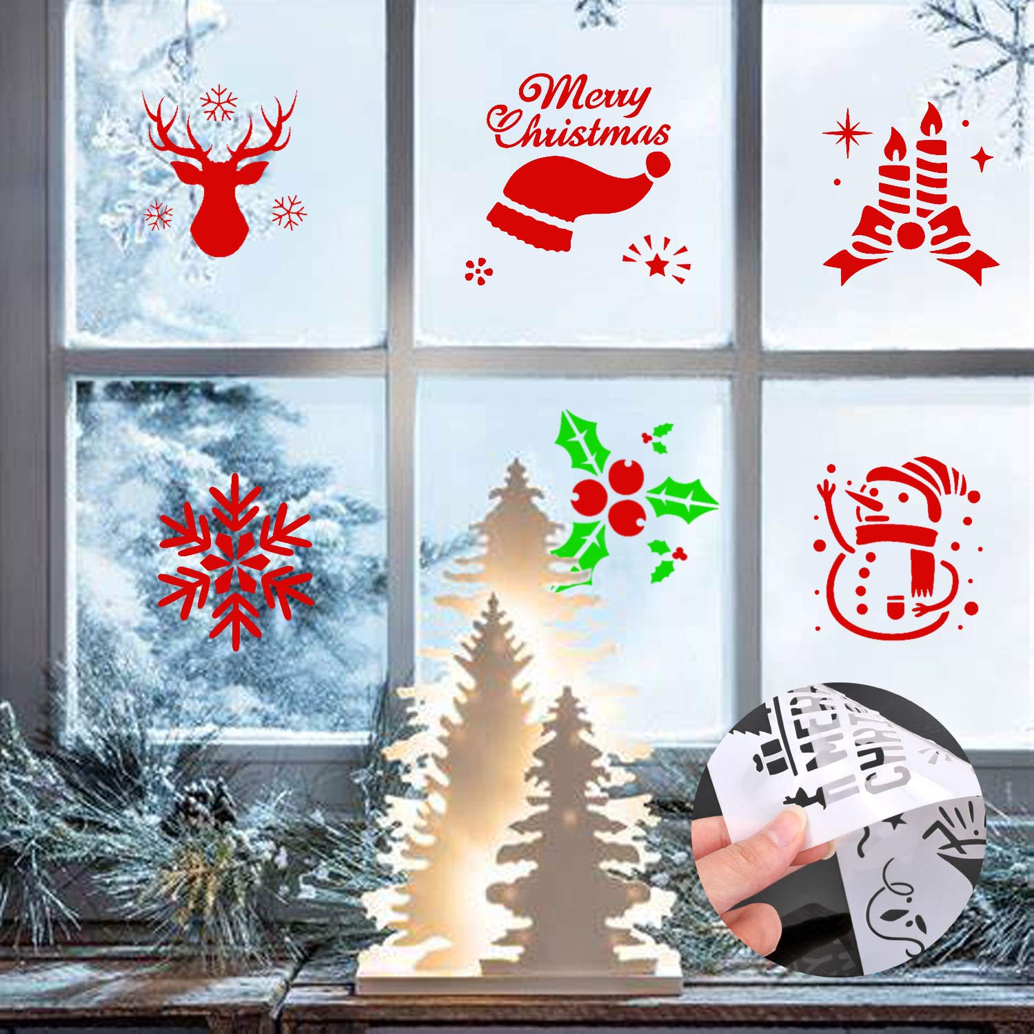 howaf-weihnachtsschablonen-set-malschablonen-24-st-ck-stil-a image 6