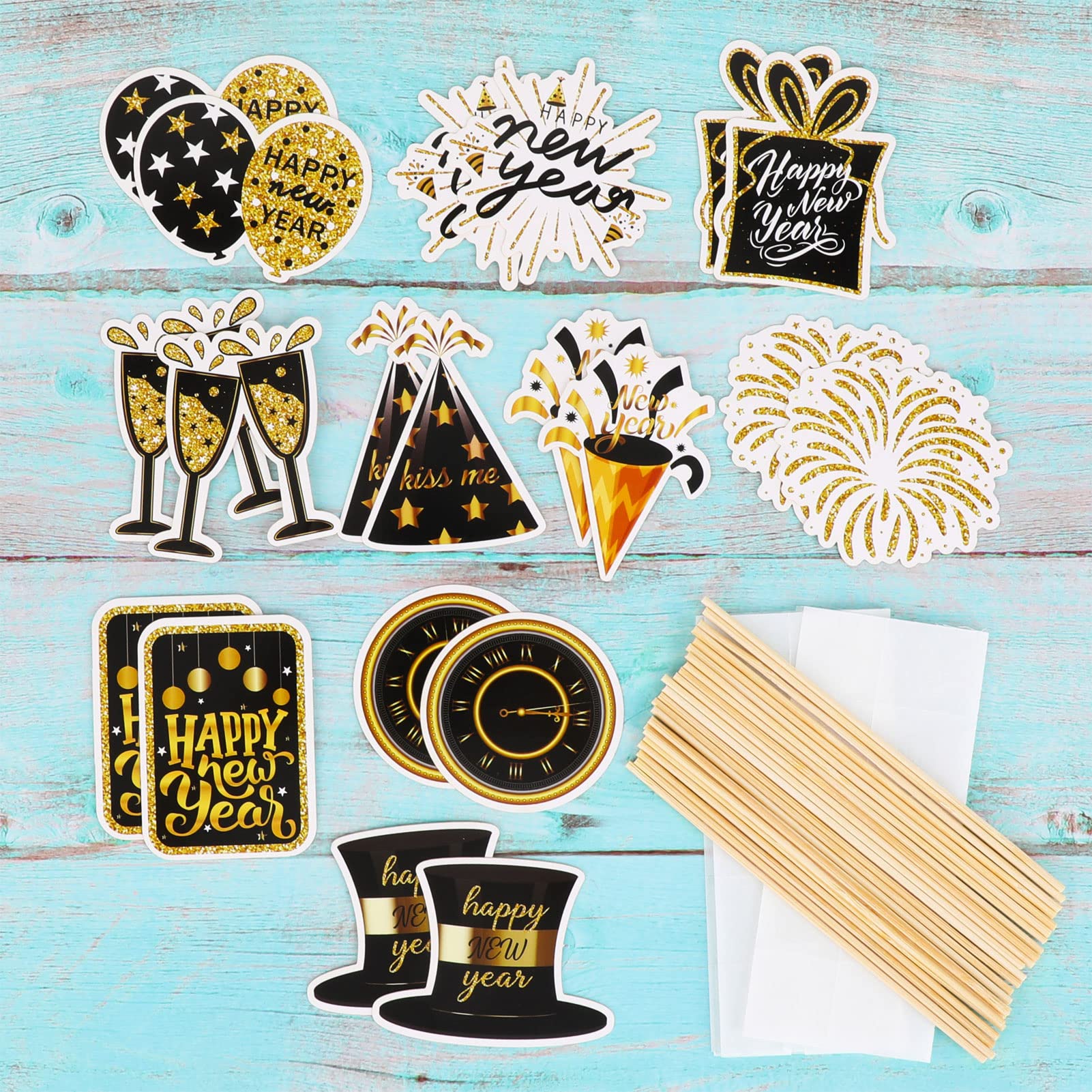 howaf-silvester-deko-2027-cupcake-topper-20-st-ck-tortendeko image 7