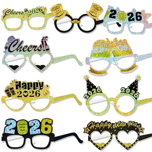 howaf-silvester-brille-2026-18-st-ck-papier-foto-requisiten image 8