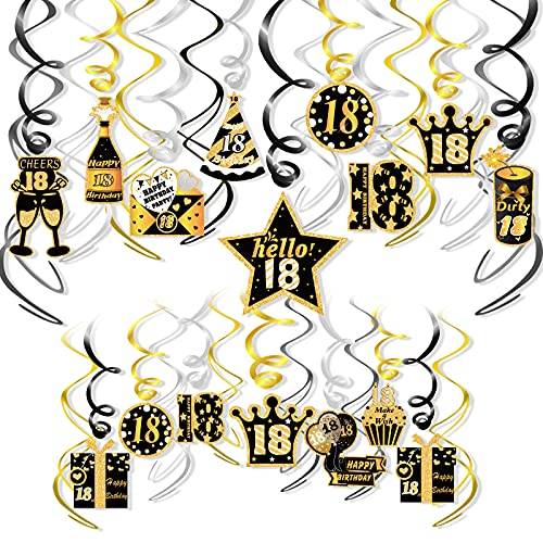 howaf-18-geburtstag-h-ngedeko-spiralen-schwarz-gold-30-st-ck image 8