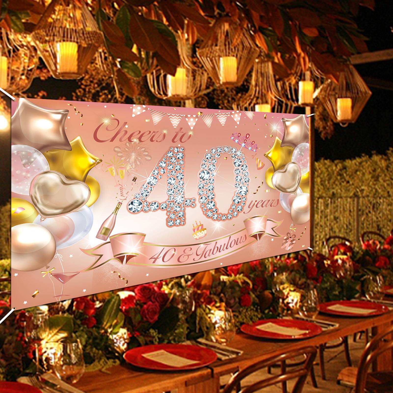 howaf-banner-40-geburtstag-frau-ros-gold-185x110-cm-stoff image 7