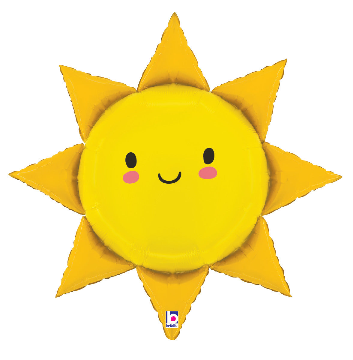 betallic-summer-sun-folienballon-31-zoll-sonne-gelb image 1