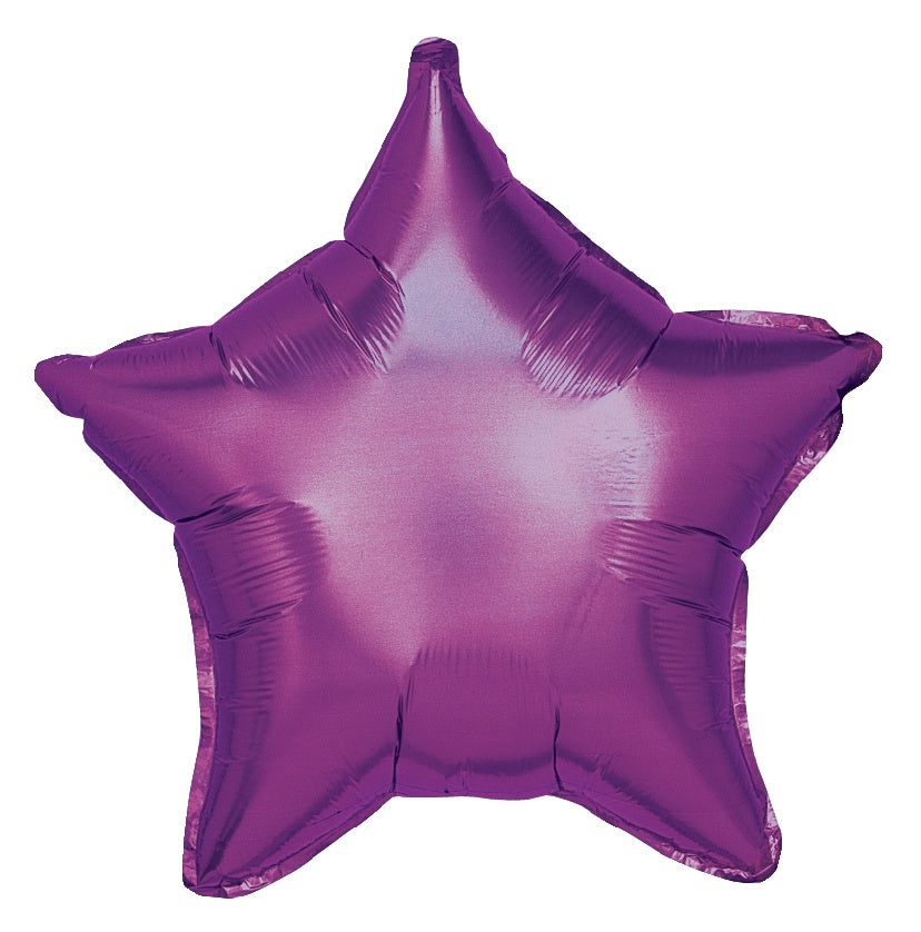 betallic-stern-folienballon-lila-19-einfarbig-flach image 1