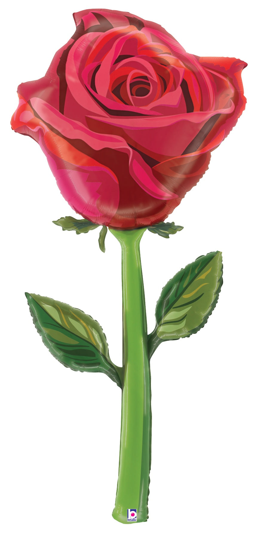 betallic-fresh-pick-satin-rose-folienballon-65-zoll-verpackt image 1