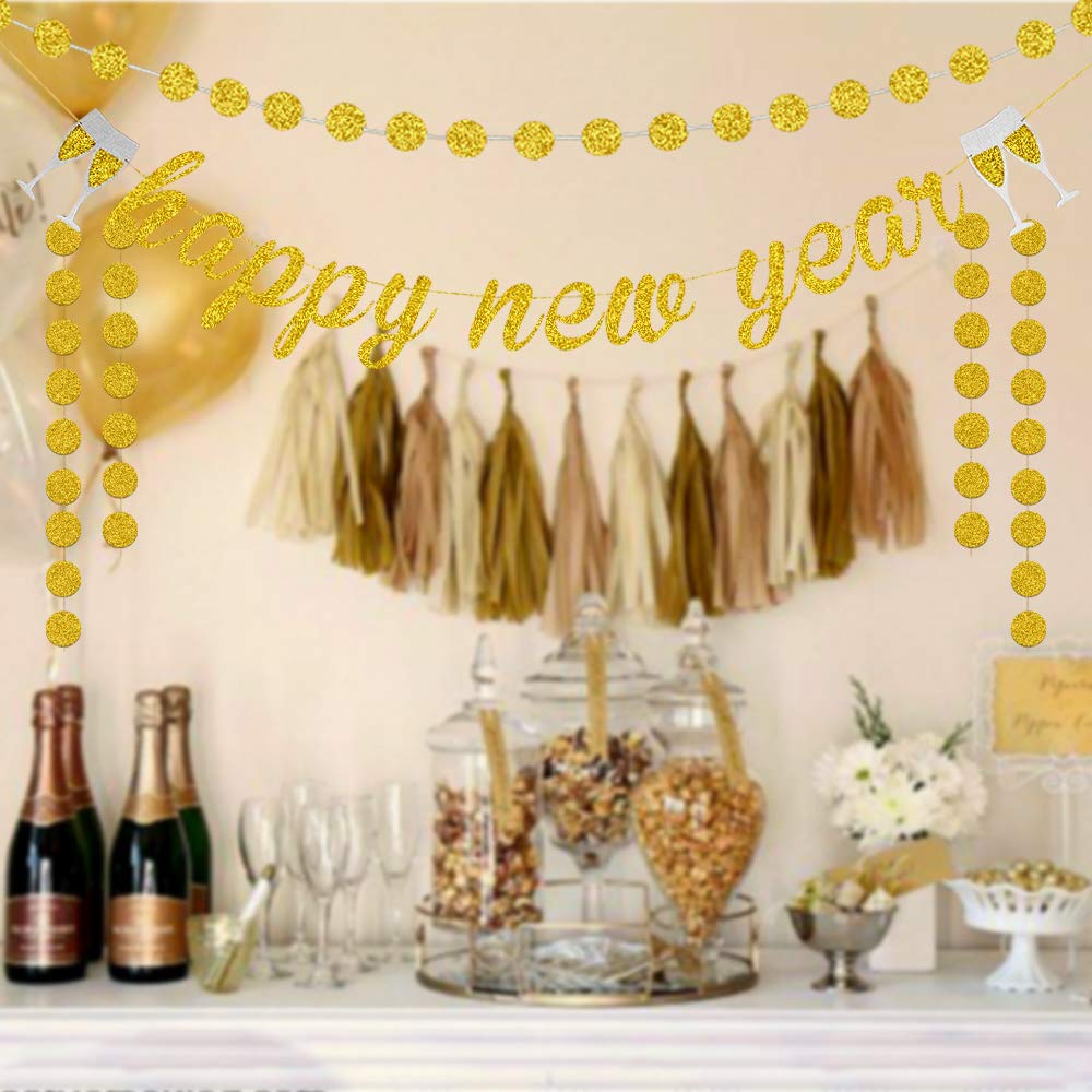 howaf-silvester-deko-2027-girlande-happy-new-year-gold image 6