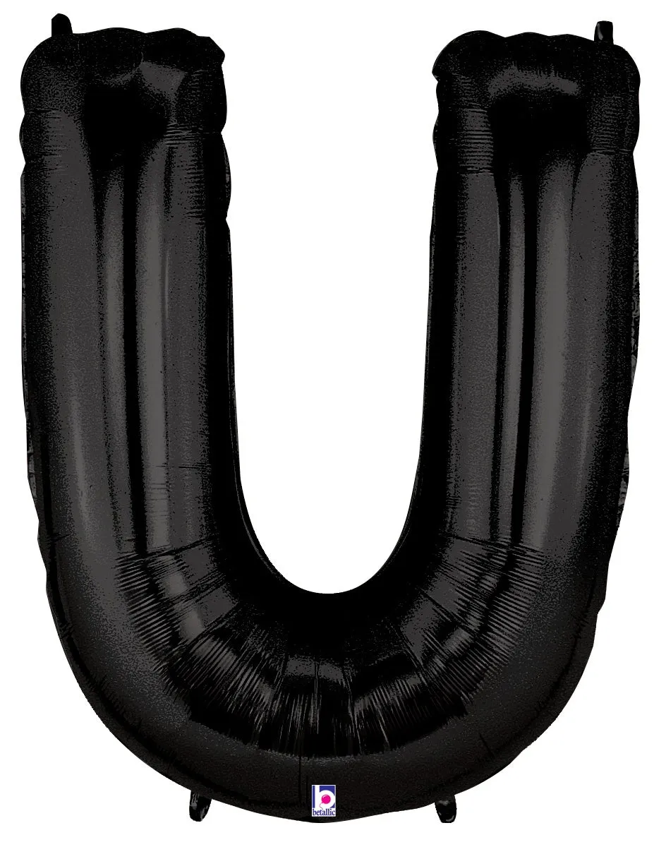 betallic-letter-u-black-buchstabenballon-34-schwarz image 1