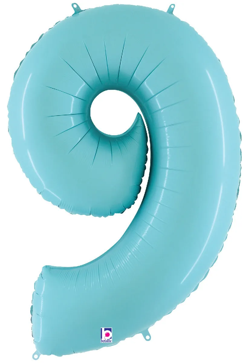 betallic-zahl-9-pastel-blue-folienballon-34-zoll-holografisch image 1