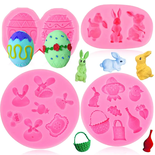 howaf-ostern-silikonform-set-4-st-ck-3d-f-r-fondant-backen image 1