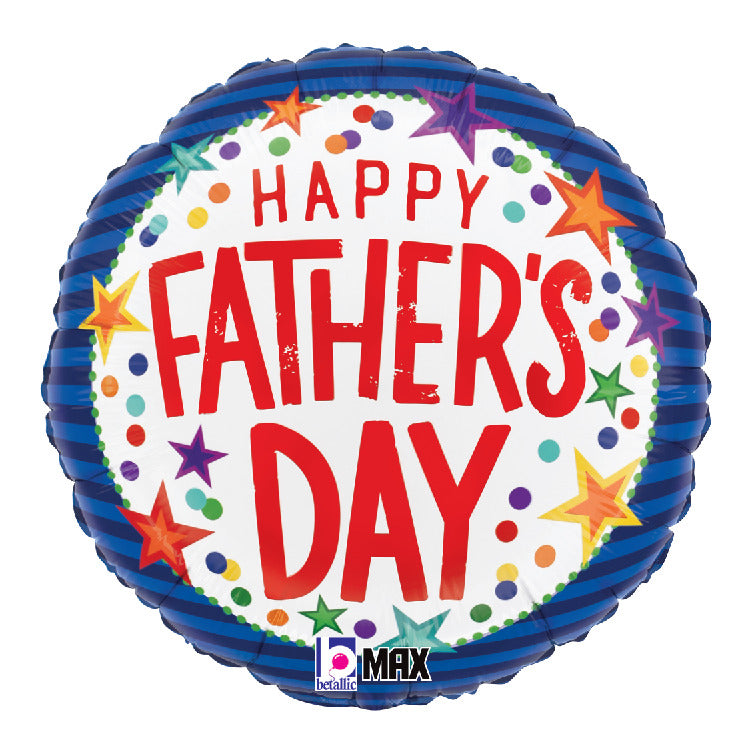 betallic-father-s-day-stars-folienballon-18-flach-vatertag-sterne image 1