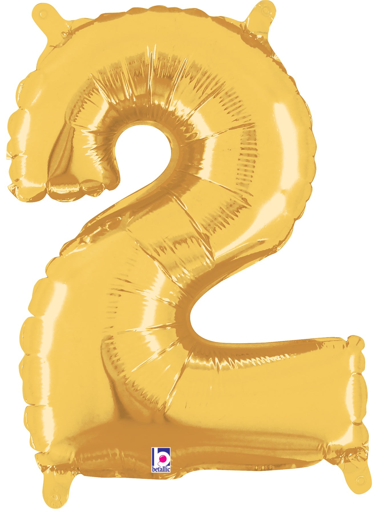 betallic-megaloon-zahl-2-folienballon-gold-14-zoll image 2