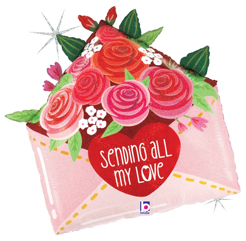 betallic-sending-love-roses-folienballon-25-brief image 1